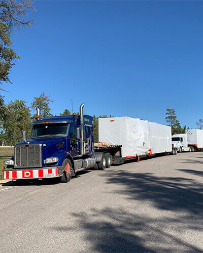 Transport hors normes vers l'Ontario