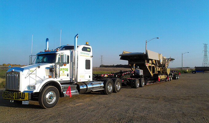 Transport lourd hors normes vers l'Ontario