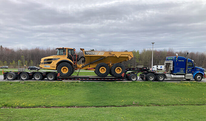 Transport lourd hors normes vers Ontario